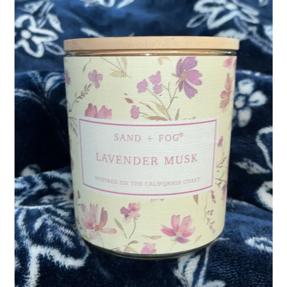 NEW! Sand + Fog Lavender Musk Scented 10 oz Candle